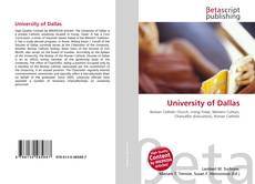 Copertina di University of Dallas