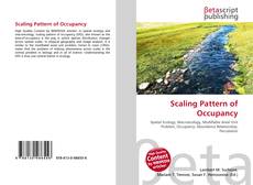Buchcover von Scaling Pattern of Occupancy