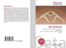 Ole Anderson kitap kapağı