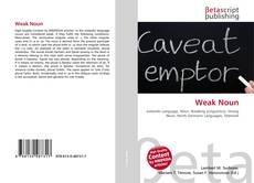 Weak Noun的封面