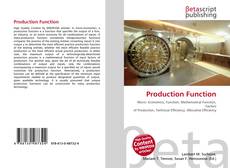 Production Function的封面