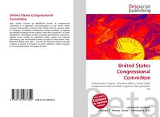 Capa do livro de United States Congressional Committee 
