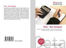 Post - Hoc Analysis的封面