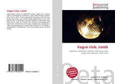 Vague club, Leeds的封面