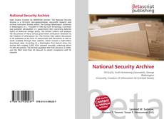 Copertina di National Security Archive