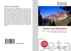 Capa do livro de Santa Cruz Mountains 
