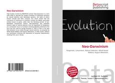 Capa do livro de Neo-Darwinism 
