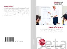 Bookcover of Rate of Return