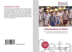 Buchcover von Urbanization in China