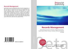 Buchcover von Records Management