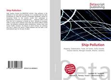 Buchcover von Ship Pollution