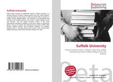 Copertina di Suffolk University