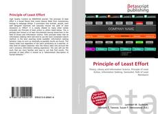 Copertina di Principle of Least Effort
