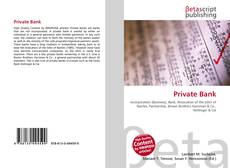 Buchcover von Private Bank