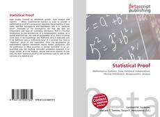 Capa do livro de Statistical Proof 