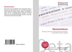 Capa do livro de Nomenclature 