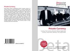 Private Currency kitap kapağı