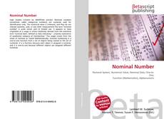 Copertina di Nominal Number
