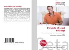 Copertina di Principle of Least Privilege