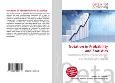 Buchcover von Notation in Probability and Statistics