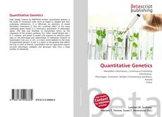 Buchcover von Quantitative Genetics