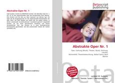 Buchcover von Abstrakte Oper Nr. 1