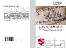 Buchcover von On the Jewish Question