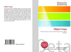 Buchcover von Object Copy