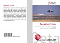 Portada del libro de Operation Cyclone