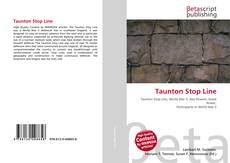 Buchcover von Taunton Stop Line