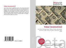Buchcover von Value (economics)
