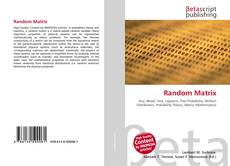 Buchcover von Random Matrix