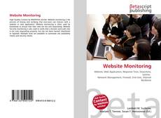 Buchcover von Website Monitoring