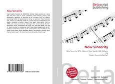 Buchcover von New Sincerity