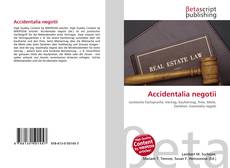 Copertina di Accidentalia negotii
