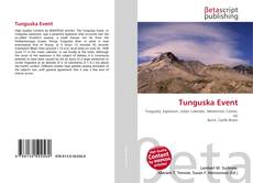 Capa do livro de Tunguska Event 