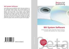 Capa do livro de Wii System Software 