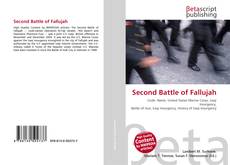 Capa do livro de Second Battle of Fallujah 