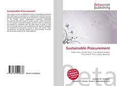 Capa do livro de Sustainable Procurement 