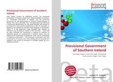 Capa do livro de Provisional Government of Southern Ireland 
