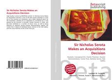 Sir Nicholas Serota Makes an Acquisitions Decision kitap kapağı