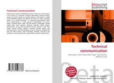 Capa do livro de Technical communication 