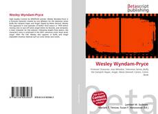 Capa do livro de Wesley Wyndam-Pryce 
