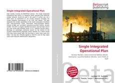 Capa do livro de Single Integrated Operational Plan 