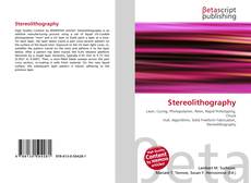 Stereolithography kitap kapağı