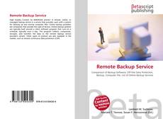 Remote Backup Service kitap kapağı