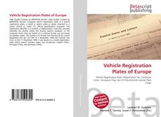 Buchcover von Vehicle Registration Plates of Europe