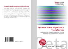Quarter Wave Impedance Transformer kitap kapağı