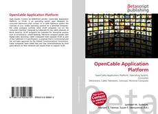 Buchcover von OpenCable Application Platform