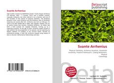 Buchcover von Svante Arrhenius